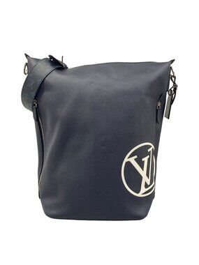 Louis Vuitton Shoulder Bag Taurillon Eastside Duffle Andigo Blue Leather